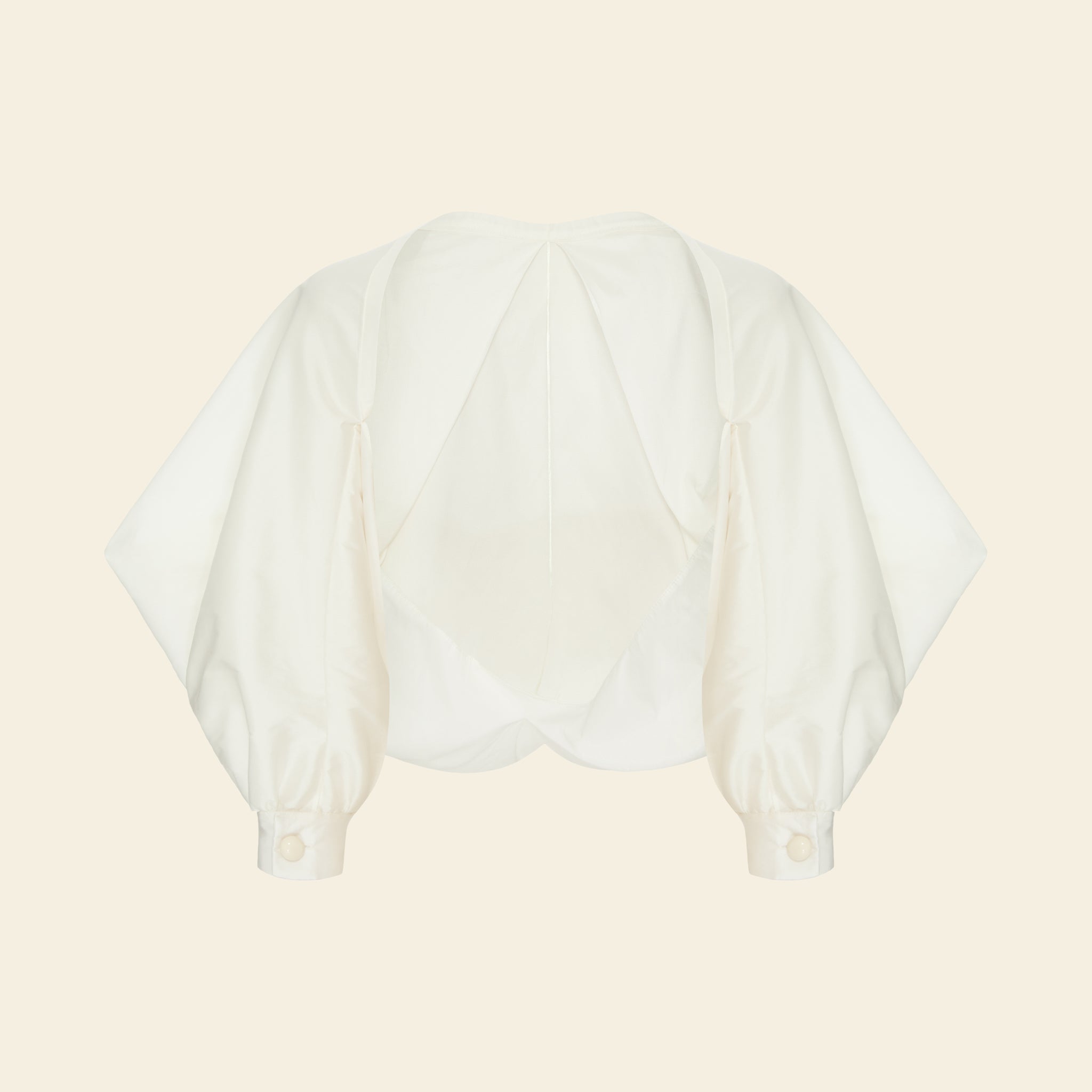 Bolero Manga Bufante Off-white — still 1
