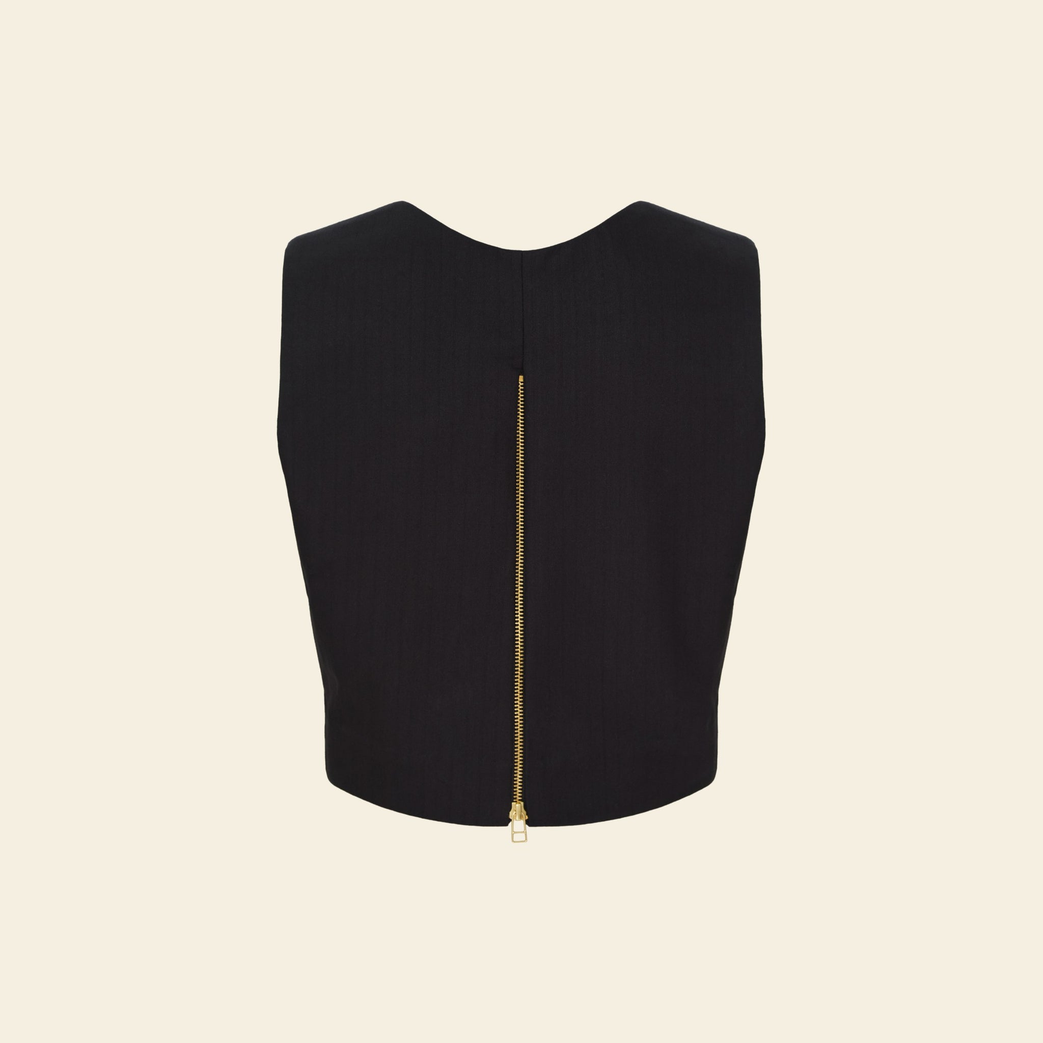 Top Cropped Gola V Preto — still 2